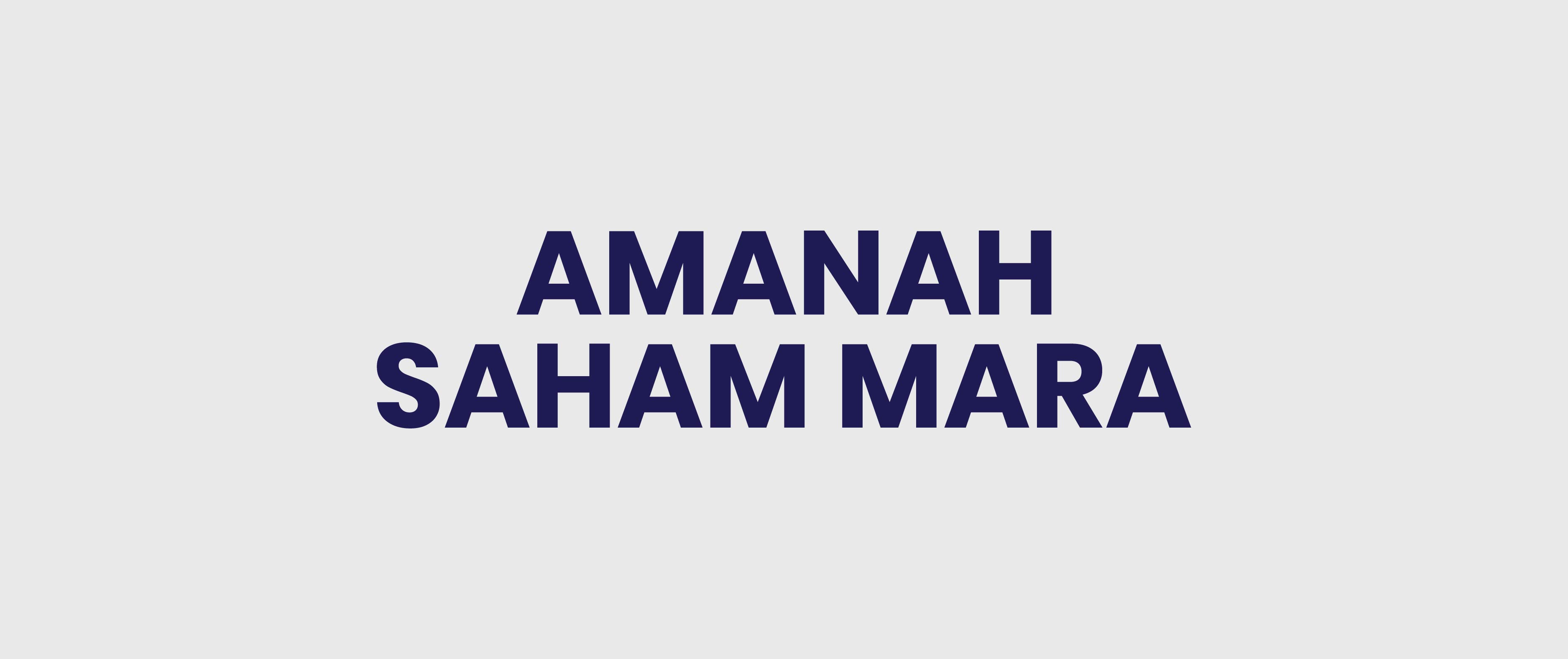 AMANAH SAHAM MARA (FORMERLY PMB SHARIAH TACTICAL FUND)